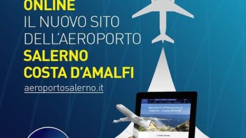 Online il nuovo sito dell’aeroporto “Salerno – Costa D’Amalfi”