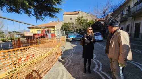 Baronissi: “Nuova piazza nella frazione di Orignano. Partiti i lavori di riqualificazione urbana”.