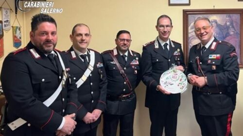 IL COMANDANTE INTERREGIONALE CARABINIERI “OGADEN”, GENERALE DI CORPO D’ARMATA MARCO MINICUCCI, VISITA LA STAZIONE CARABINIERI DI BRACIGLIANO